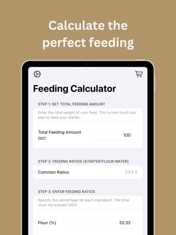 Loaflo: Sourdough Starter iPad screenshot