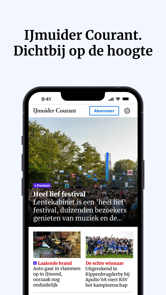 #1. IJmuider Courant (iOS) Podle: HDC Media