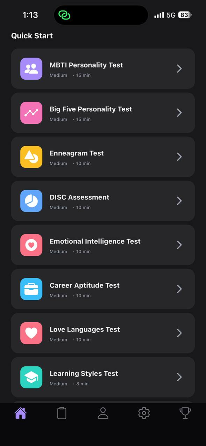 Personality Test Pro: MBTI EQ screenshot 5