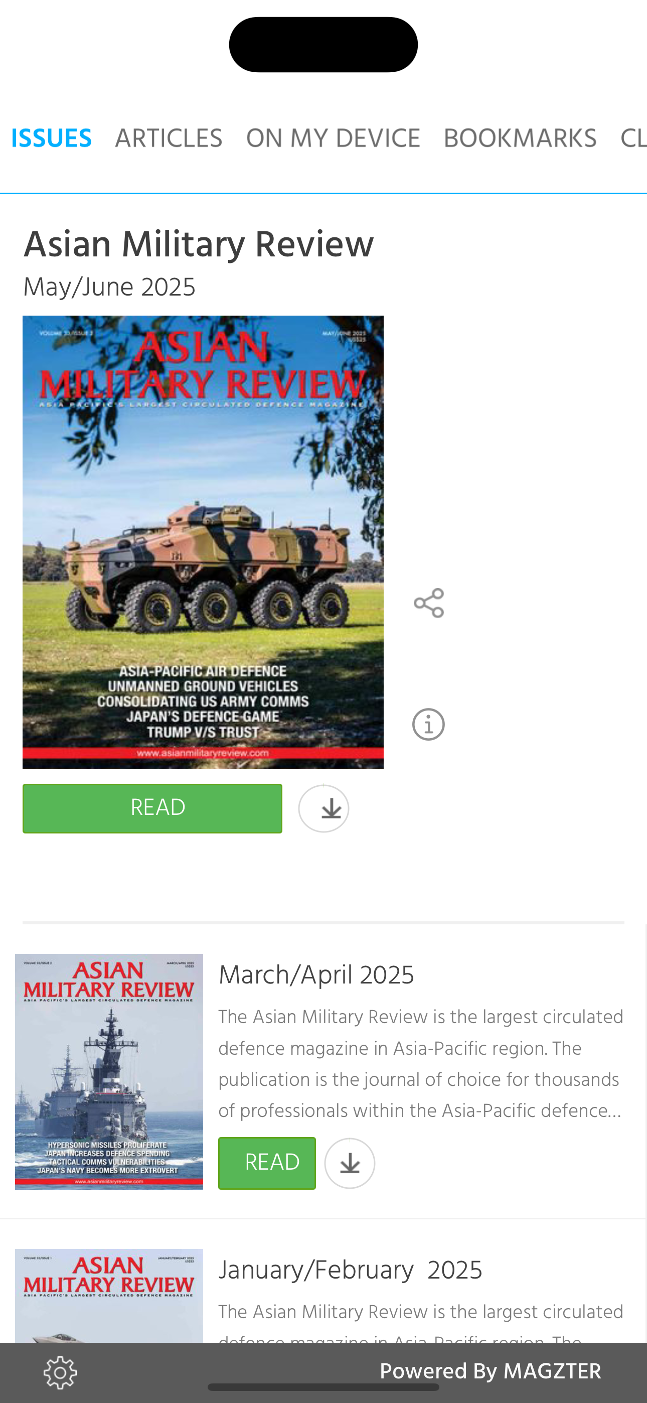 Asian Military Review screenshot 1