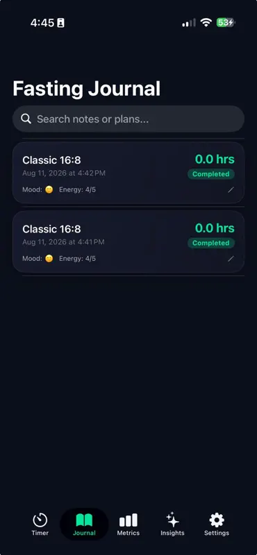 Orbit Fasting screenshot 5 of 6