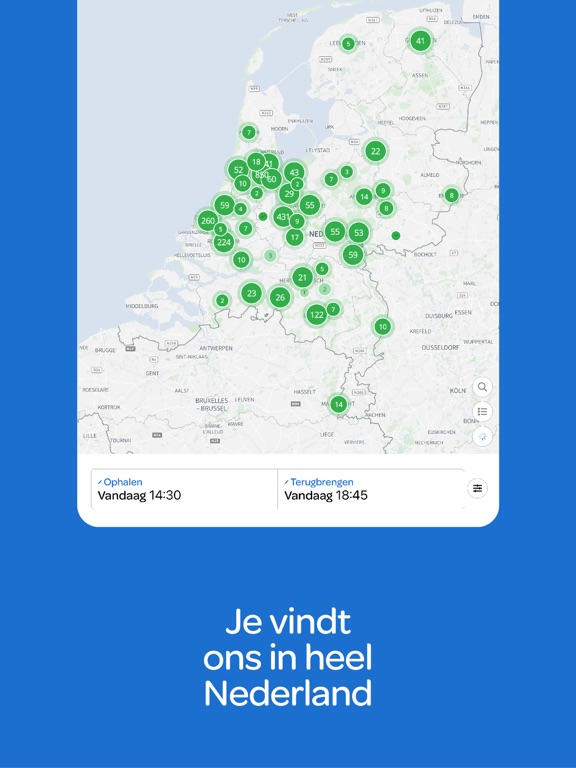 MyWheels - Auto huren iPad app afbeelding 2