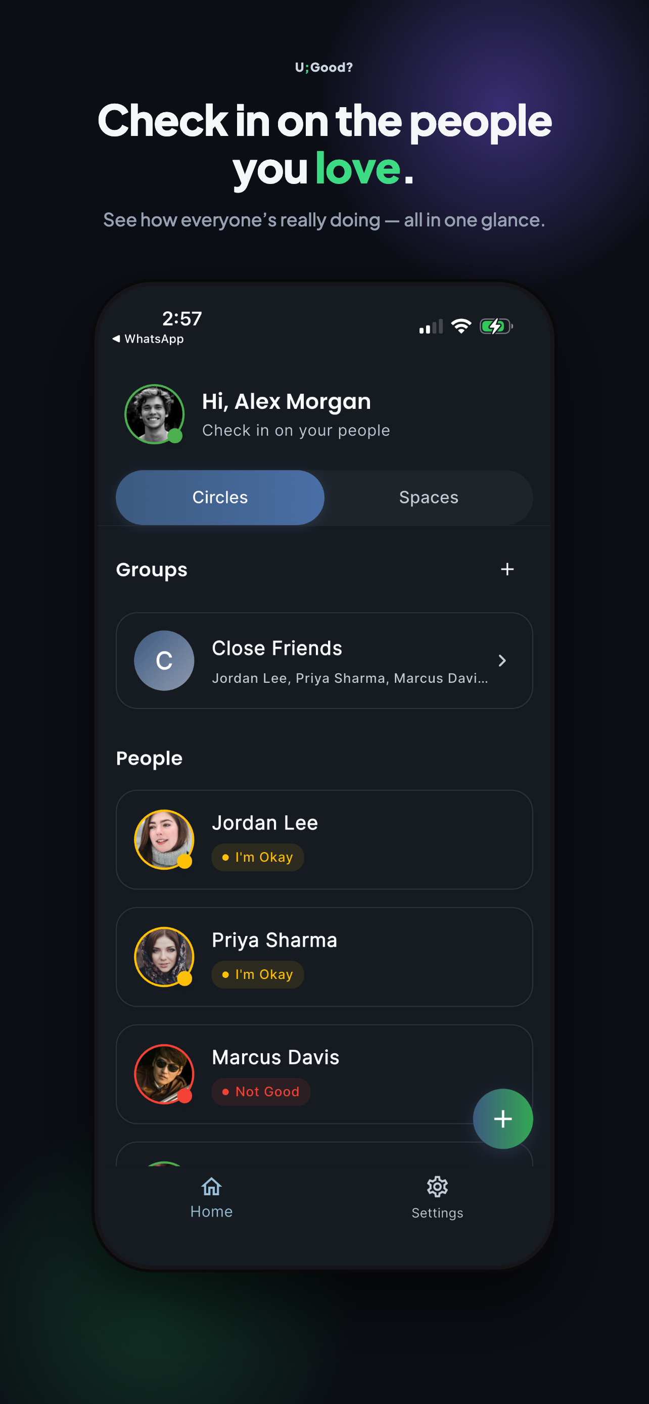 U; Good?- Check-in, Show love screenshot 2