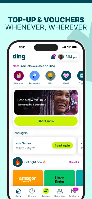 Ding Top-up: Mobile Recharge screenshot 1