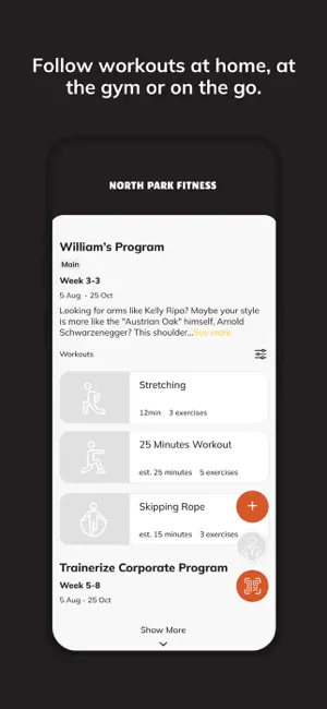 North Park Fitness App screenshot 3