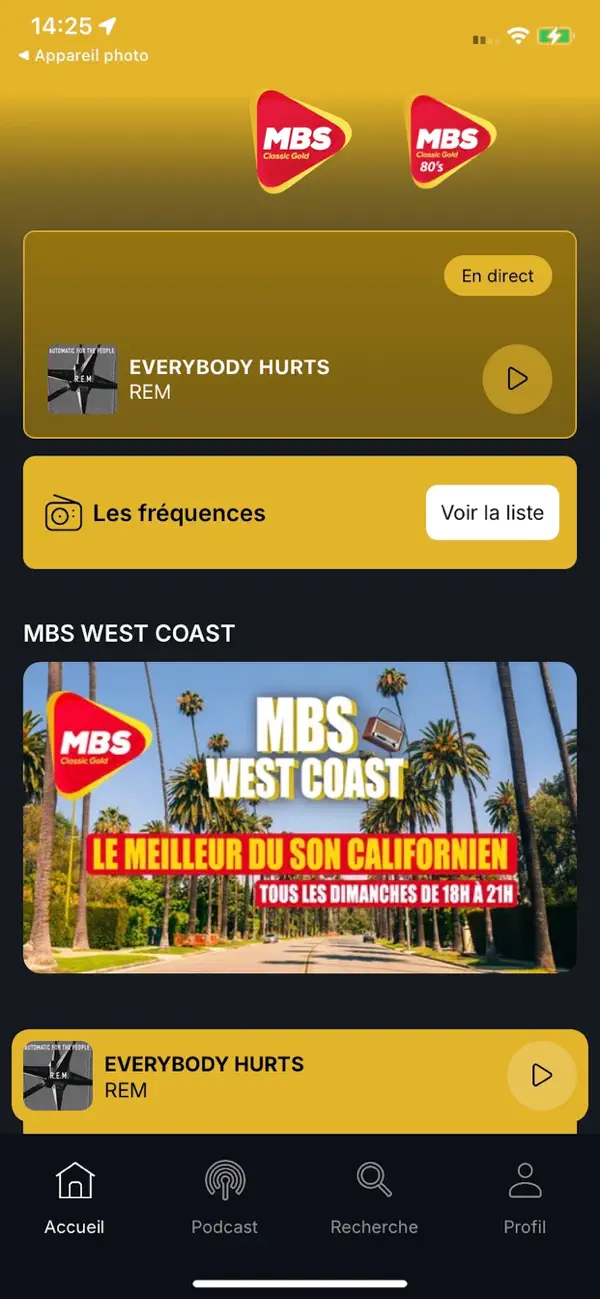 Screenshot #1 pour MBS Radio