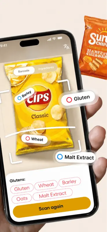 Gluten Free Scanner: GF Foods screenshot 2 of 7