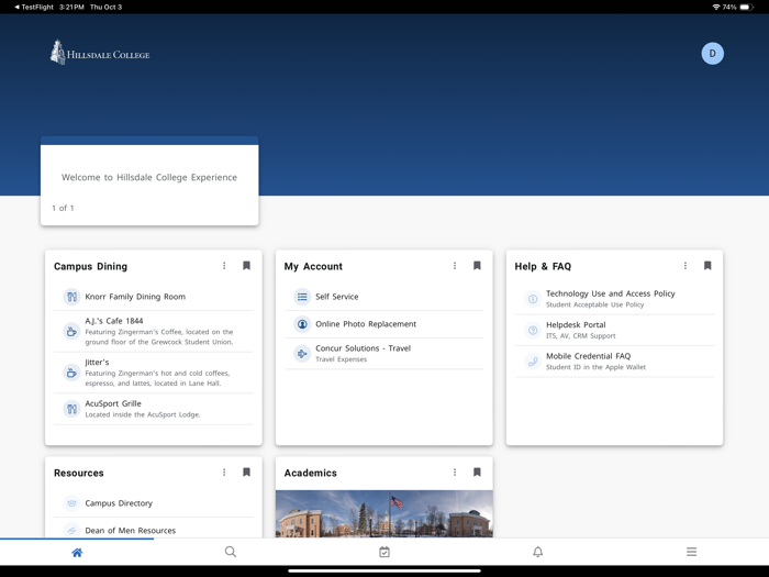 Hillsdale Experience