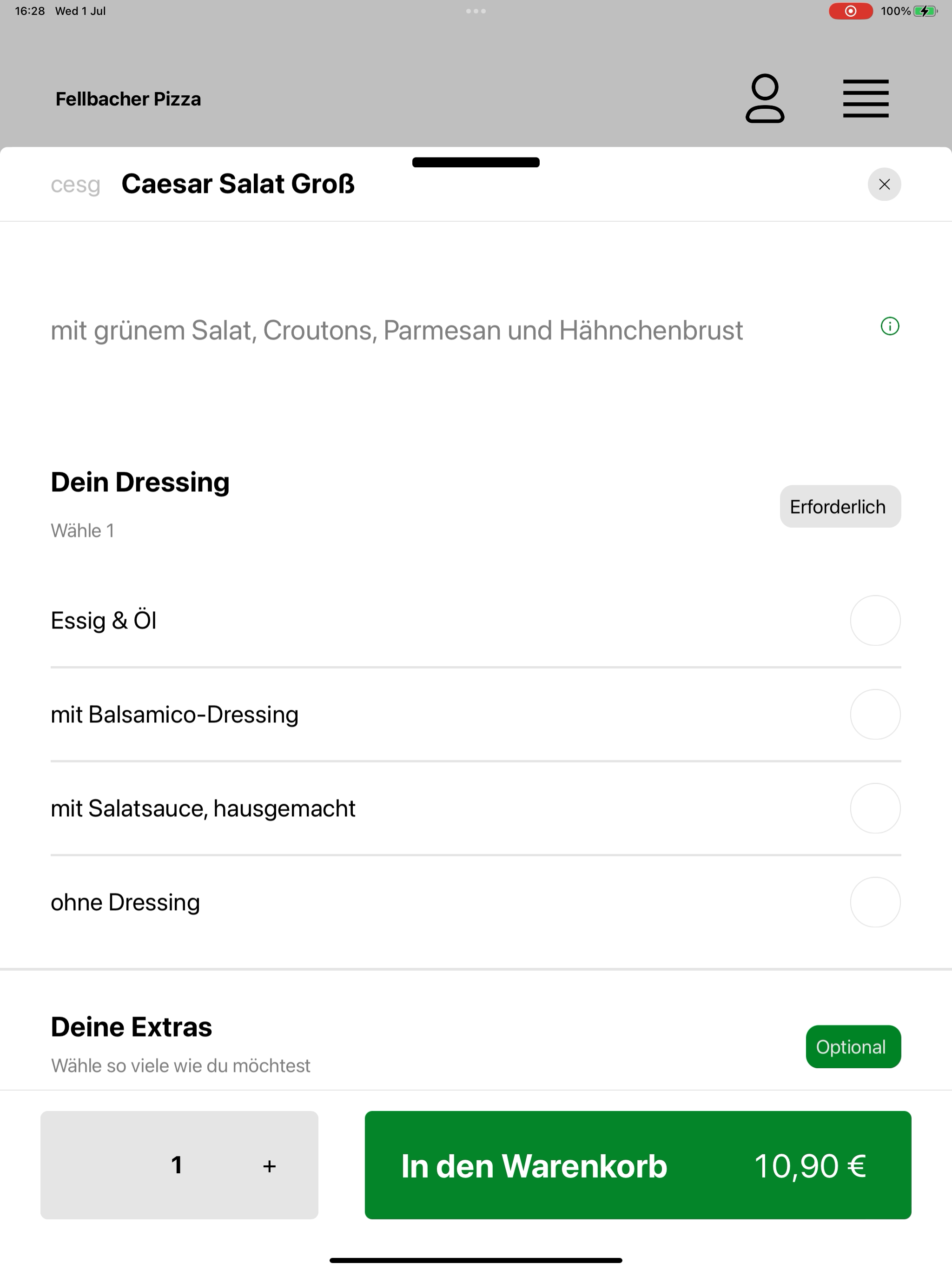 Fellbacher Pizza screenshot 14
