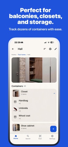 Spacy: Home Inventory & QR screenshot