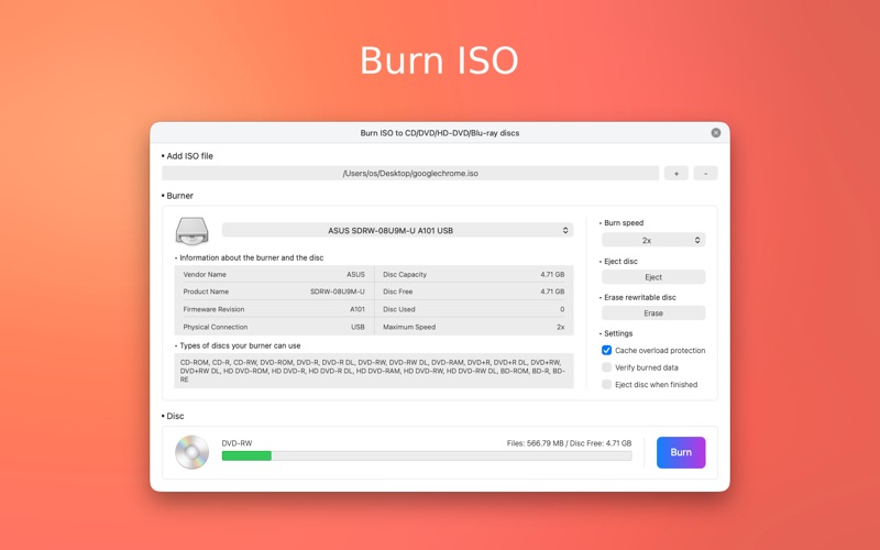 Burn Master app screenshot 3