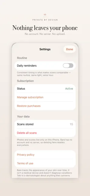 Bare: Skin Progress Tracker screenshot 4