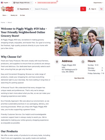 Hometown Piggly Wiggly iPad screenshot