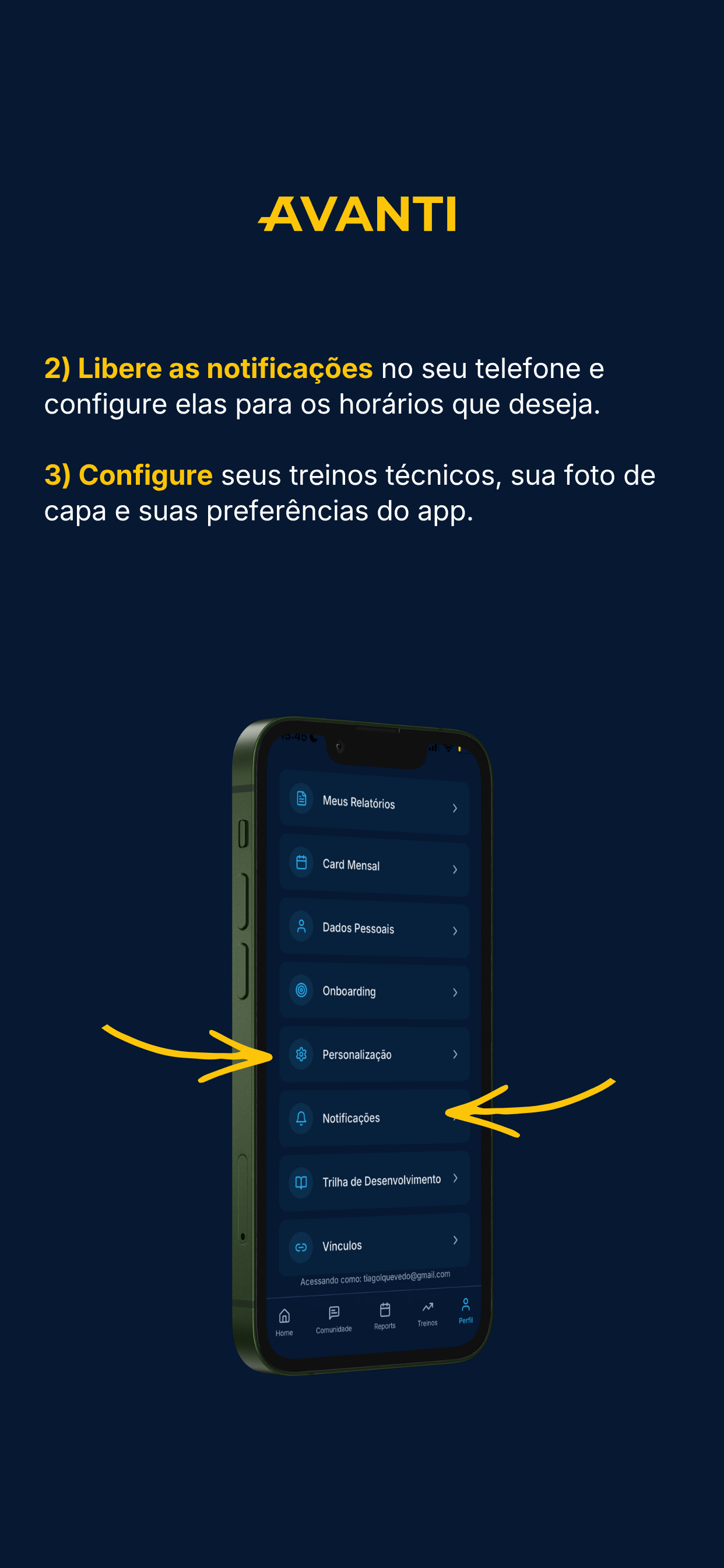 Avanti: feito para atletas screenshot 3