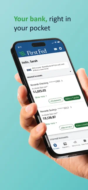 First Fed Bank screenshot 1