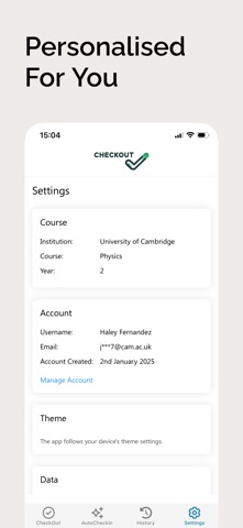 CheckOut Attendance Monitoring screenshot