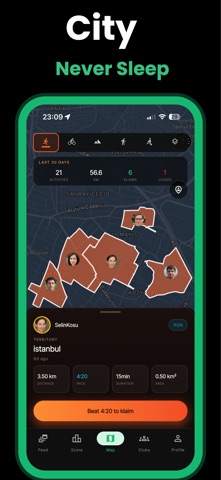Klaimed: Territory Map Game Screenshot 4 of 8