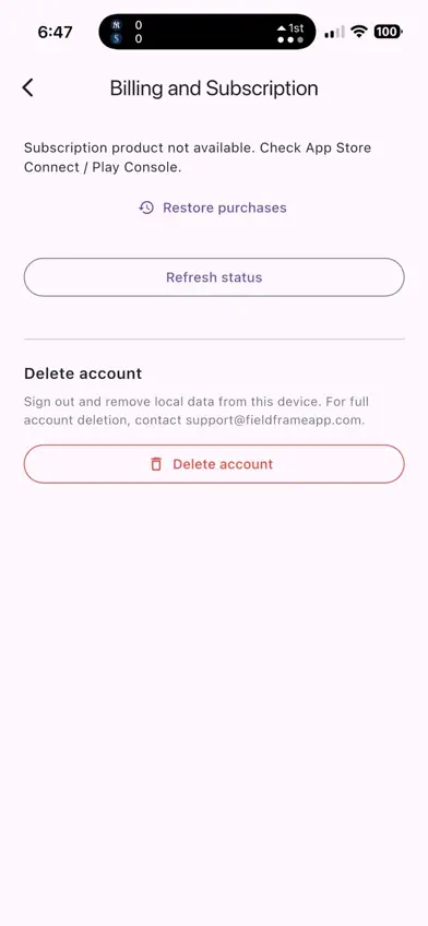 FieldFrame screenshot 5