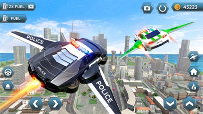 Flying Car: Police Car Games Screenshot