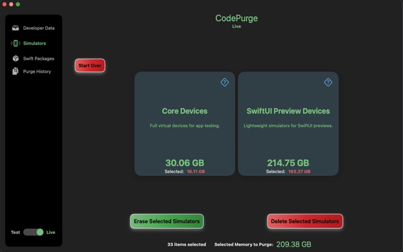 CodePurge screenshot