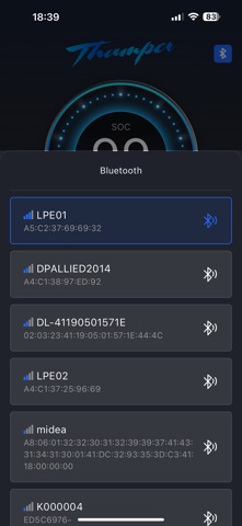 Thumper Batteries screenshot