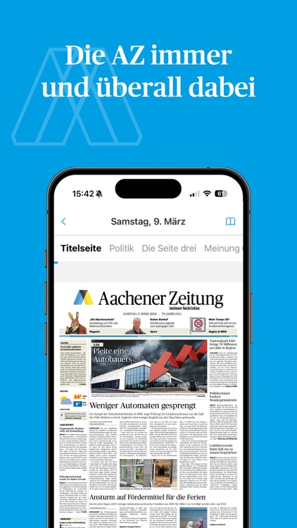 Aachener Zeitung E-Paper screenshot-0