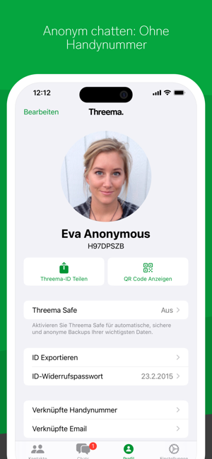 ?Threema. Der sichere Messenger Screenshot
