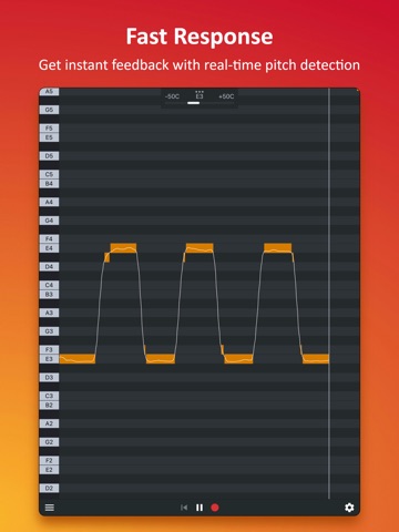 Nail the Pitch - Vocal Monitor iPad screenshot