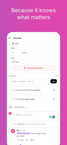 Task Sense - To Do List App screenshot
