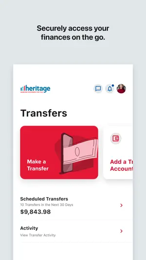 Heritage Federal Credit Union screenshot 1