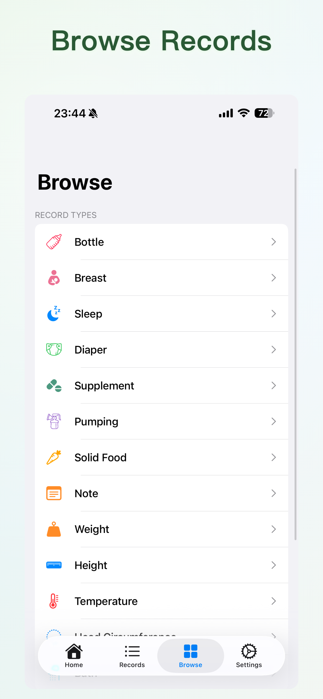Baby Memos - Baby Tracker