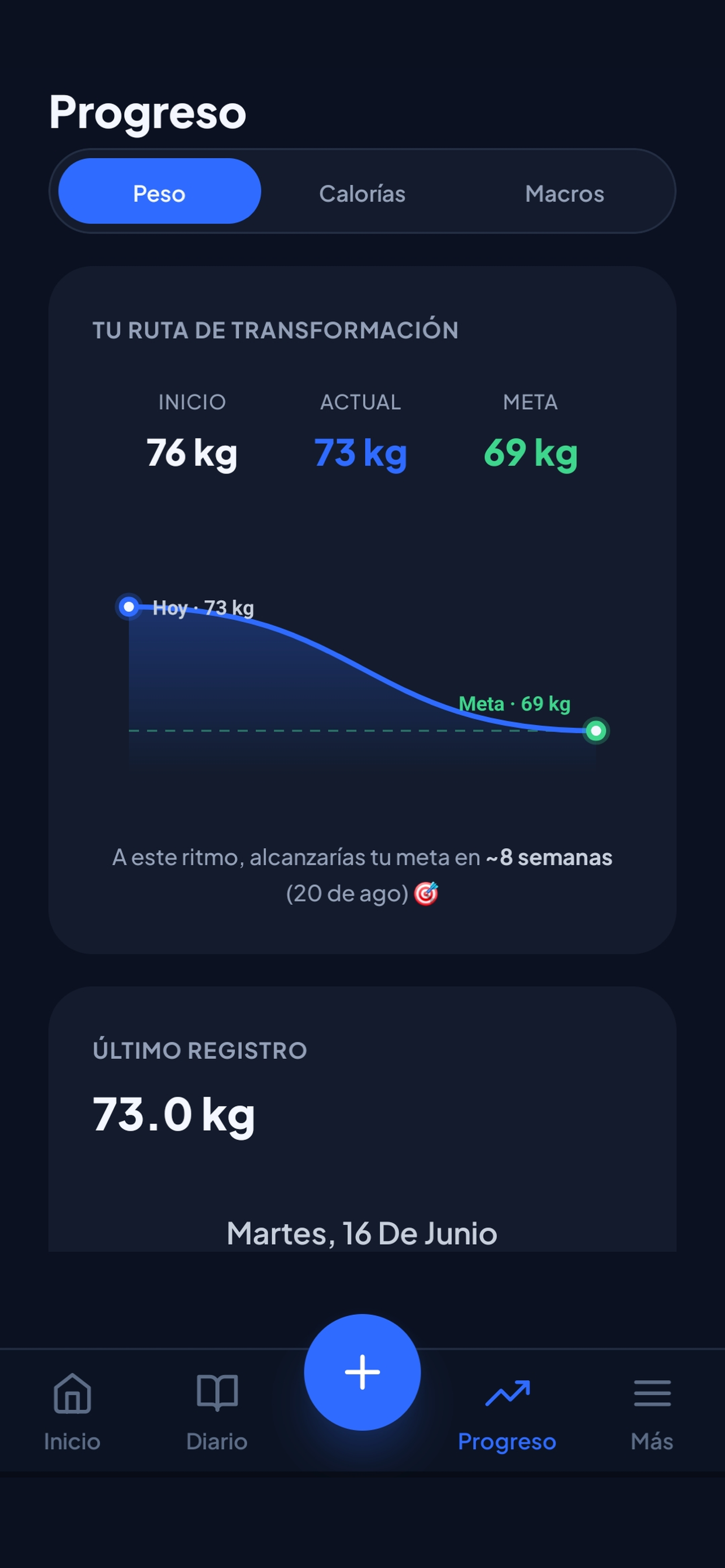 VIVO: Contador de Calorías screenshot 8