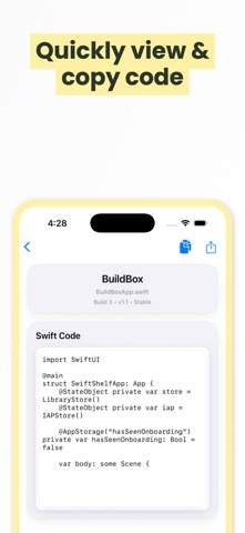 Save Code: BuildBox screenshot
