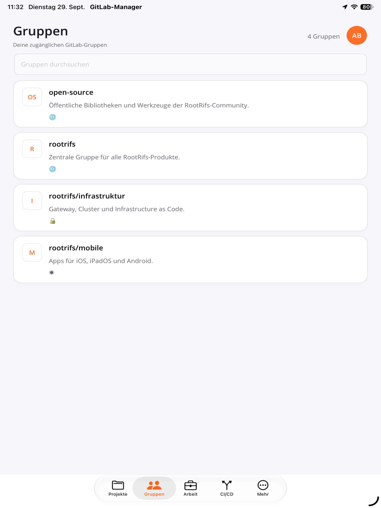 Screenshot 9 of RootRifs GitLab