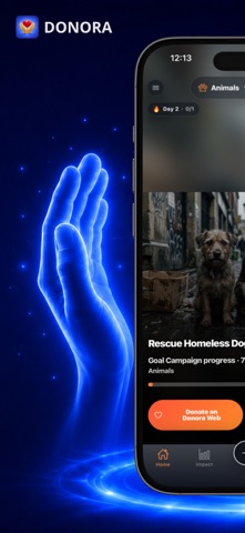 Donora Help AI: Donate & Help Screenshot 1 of 6