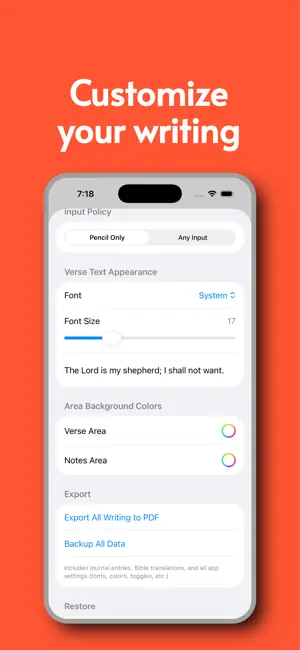 ScriptureWriter screenshot 4