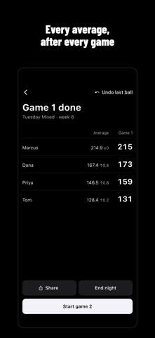 Pocket – Bowling Scorer screenshot 3