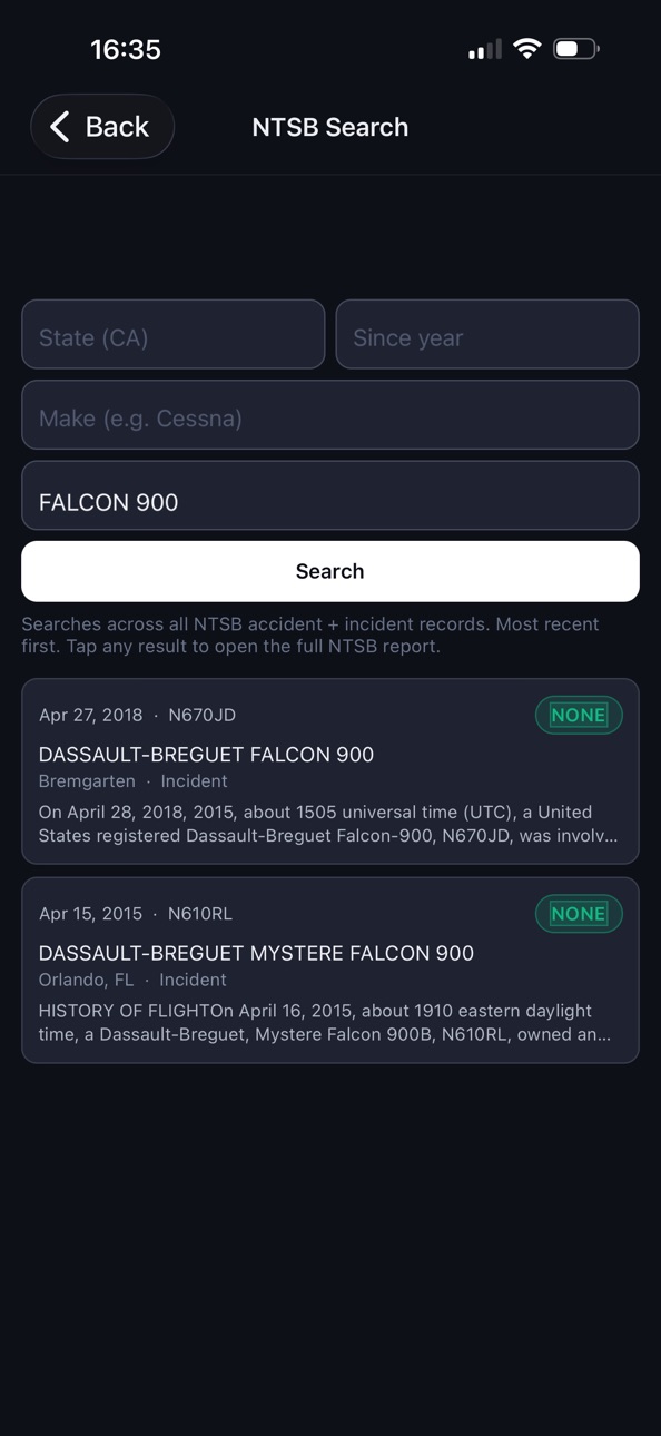 iPhone screenshot