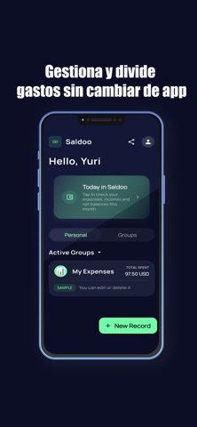 Saldoo - Shared Expenses Screenshot 1 of 7