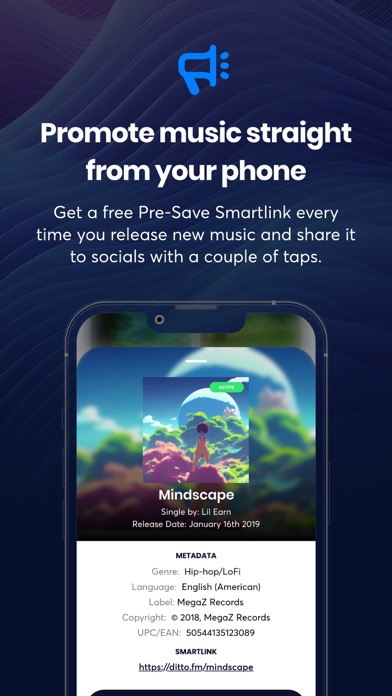 Ditto Music Screenshot