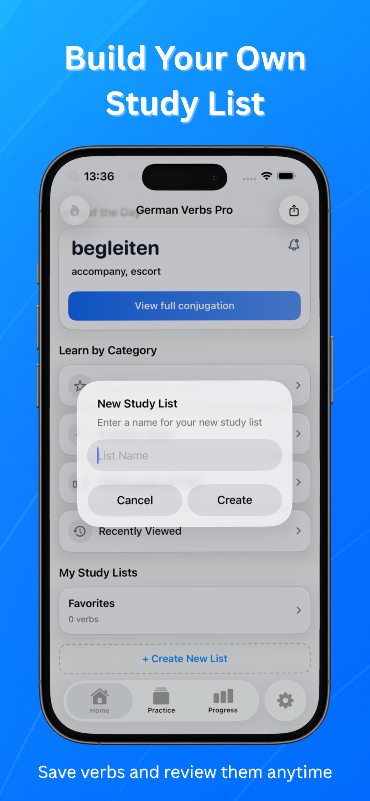 German Verb Trainer + Quiz screenshot 6