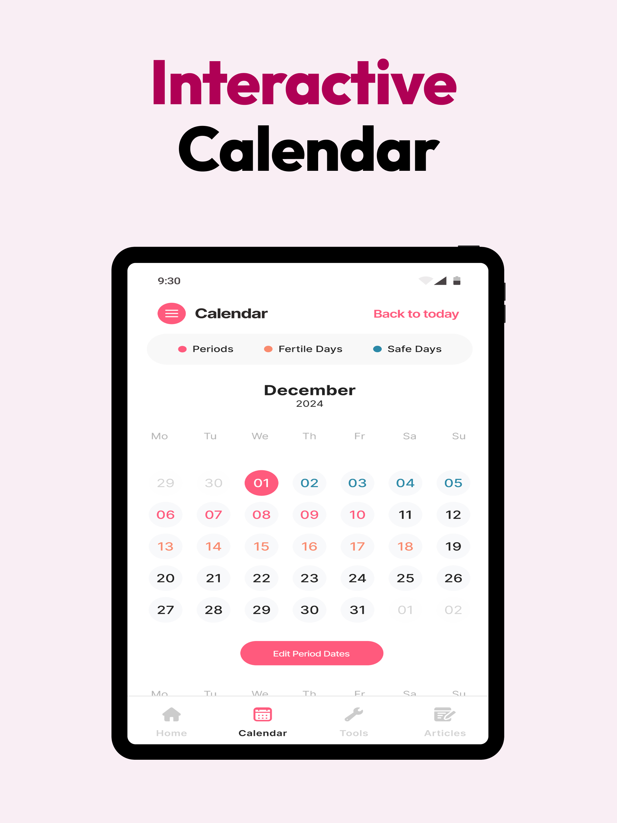 Period & Ovulation Tracker App screenshot 12