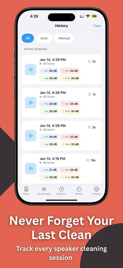 Screenshot 6 di 6 di Speaker Cleaner ‒ Clear Wave