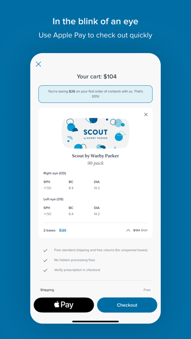 Warby Parker Screenshot