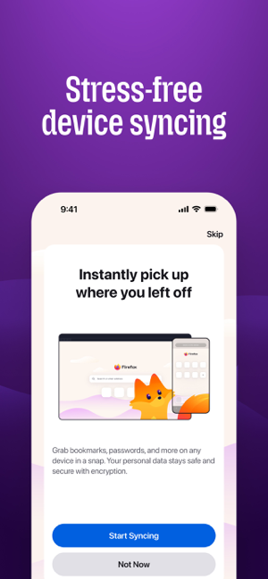 Firefox Fast & Private Browser Screenshot