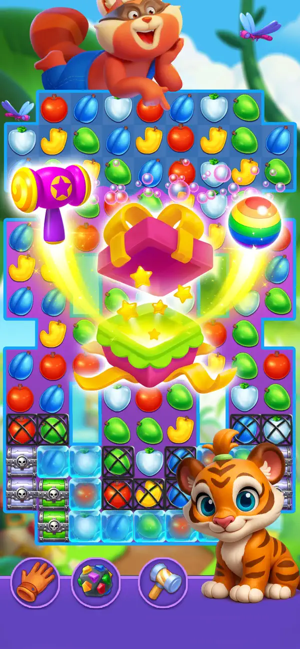 Screenshot #3 pour Candy Fruit Match 3 Puzzle