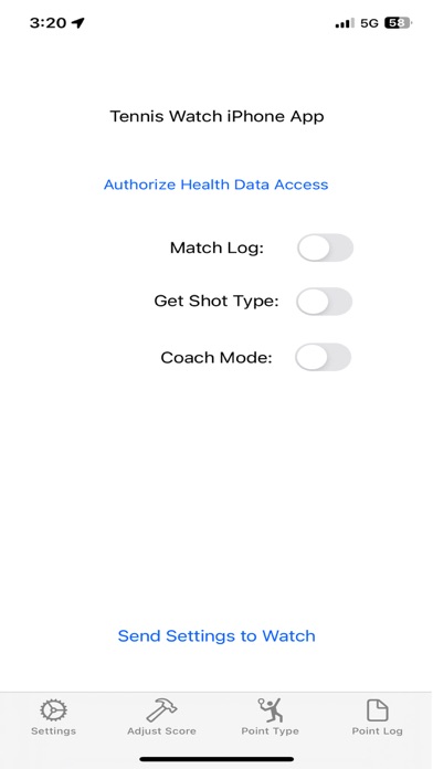 Screenshot #1 pour Quicktap Tennis Scorekeeper