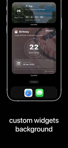 Countdown Widgets: CountPal screenshot