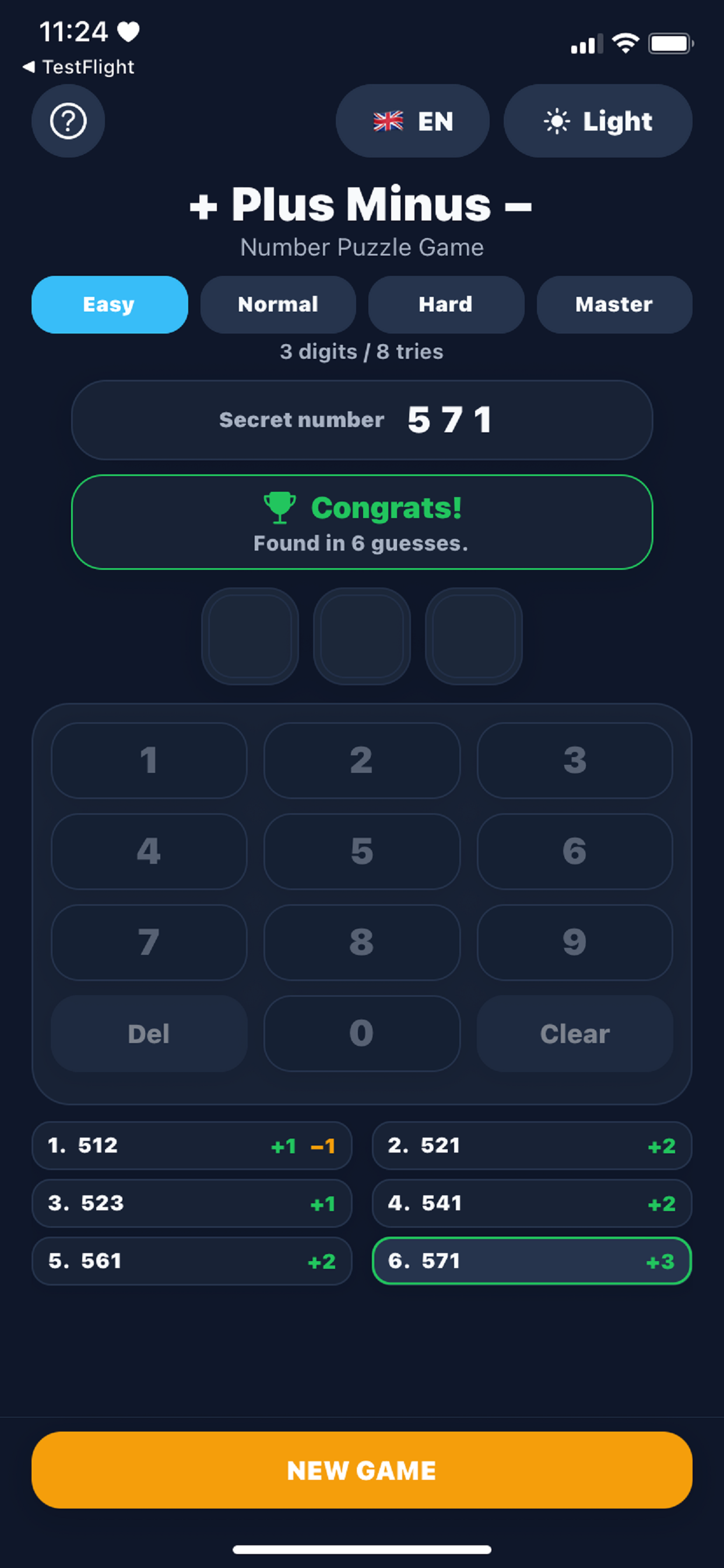 Plus Minus Number screenshot 3
