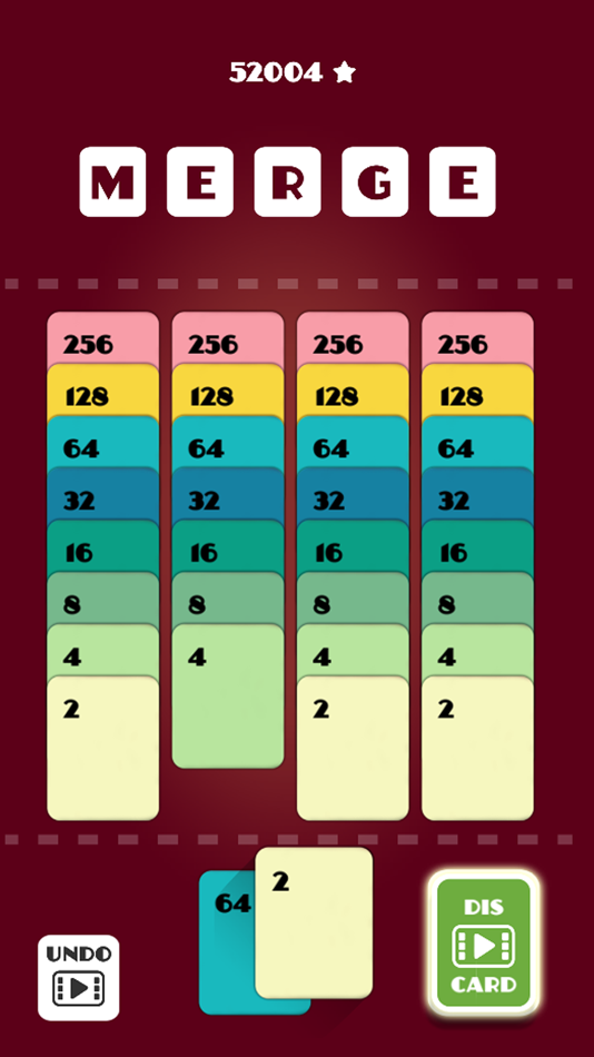#1. Merge Solitaire - 2048 Puzzle (iOS) 由: Fjahgogames
